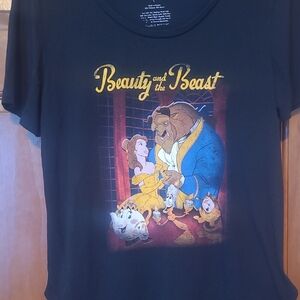 Disney Beauty and the Beast Kids T-Shirt - Black and Yellow